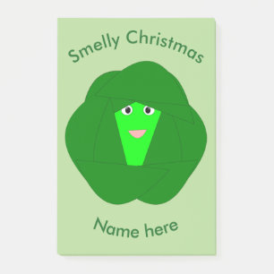 Weihnachten Brüssel Sprout Post es merkt Pad Post-it Klebezettel