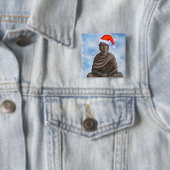 Weihnachten Buddha! Button (Beispiel)