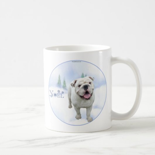 Weihnachten Bulldog Tasse (Rechts)