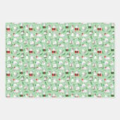 Weihnachten Bunnies Geschenkpapier Set (Vorderseite)