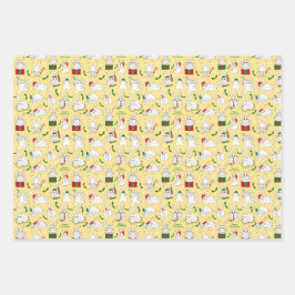 Weihnachten Bunnies Geschenkpapier Set
