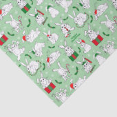 Weihnachten Bunnies Seidenpapier (Detail)