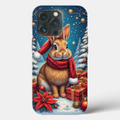 Weihnachten Bunny Rabbit iPhone / iPad Fall Case-Mate iPhone Hülle (Rückseite)