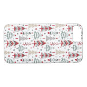 Weihnachten, bunt, Weihnachtsbaum, rot, grün Case-Mate iPhone Hülle (Rückseite (Horizontal))
