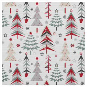 Weihnachten, bunt, Weihnachtsbaum, Rot, grün Stoff