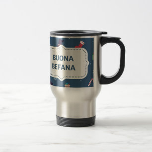 weihnachten buona Befana Reisebecher