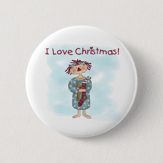 Weihnachten Button (Vorderseite)