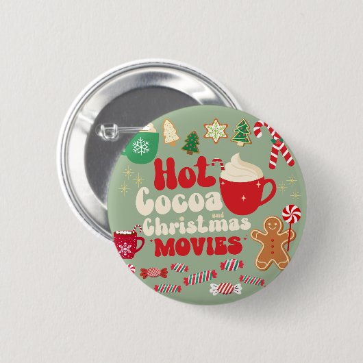 Weihnachten Button (Vorne & Hinten)