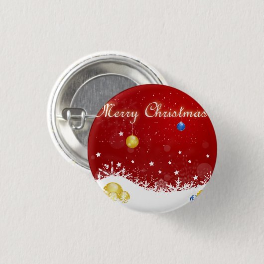 Weihnachten Button (Vorne & Hinten)