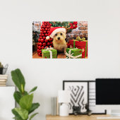 Weihnachten - Cairn Terrier - Roxy Poster (Heimbüro)