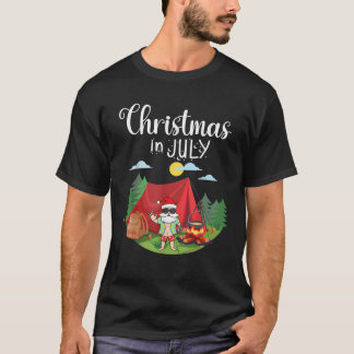 Weihnachten Camping Weihnachten im Juli bis T-Shirt