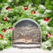 Weihnachten Candlelit Storybook Bergdorf Schneekugeln (Weihnachten)