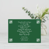 Weihnachten Candles Winter Solstice Rodelbahn mit Einladung (Stehend Vorderseite)