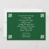 Weihnachten Candles Winter Solstice Rodelbahn mit  Einladung (Vorderseite)