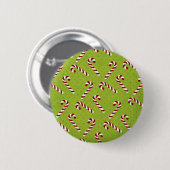 Weihnachten Candycanes Button (Vorne & Hinten)