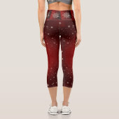 Weihnachten Capri Leggings (Rückseite)