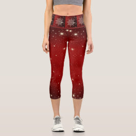 Weihnachten Capri Leggings