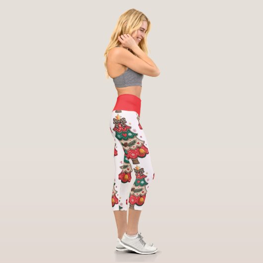 Weihnachten Capri Leggings (Rechts)