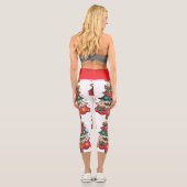 Weihnachten Capri Leggings (Rückseite)