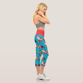Weihnachten Capri Leggings