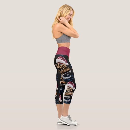 Weihnachten Capri Leggings (Rechts)