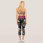 Weihnachten Capri Leggings (Rückseite)