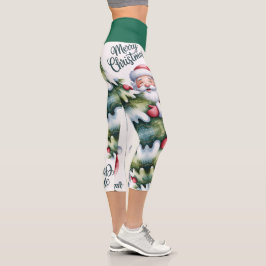 Weihnachten Capri Leggings