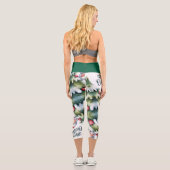 Weihnachten Capri Leggings (Rückseite)