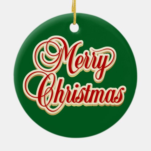 Weihnachten Capybara Keramik Ornament (Hinten)