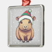 Weihnachten Capybara Ornament Aus Metall (Links)