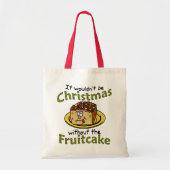 Weihnachten Cartoon Fruitcake Tragetasche (Vorne)