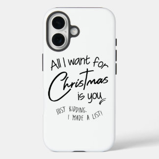 Weihnachten iPhone 16 Hülle
