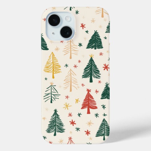 Weihnachten Case-Mate iPhone Hülle (Rückseite)