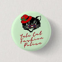 Weihnachten Cat Fashion Police