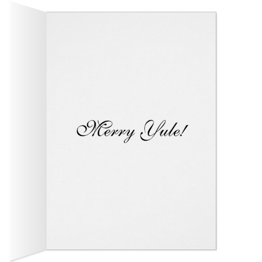 Weihnachten Cat Holiday Grußkarte (Innen (Rechts))