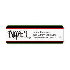 Weihnachten Cat Holiday Rücksendeadressen-Aufklebe