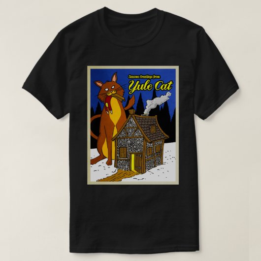 Weihnachten Cat T-Shirt (Design vorne)