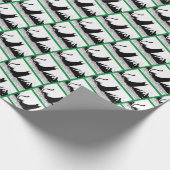 Weihnachten Cat Wrapping Paper Geschenkpapier (Ecke)