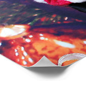 Weihnachten - Catahoula Brita und Labrador Cooper Poster (Ecke)