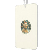 Weihnachten Cavapoo Rentierhunde Weihnachtsmannmüt Autolufterfrischer (Links)