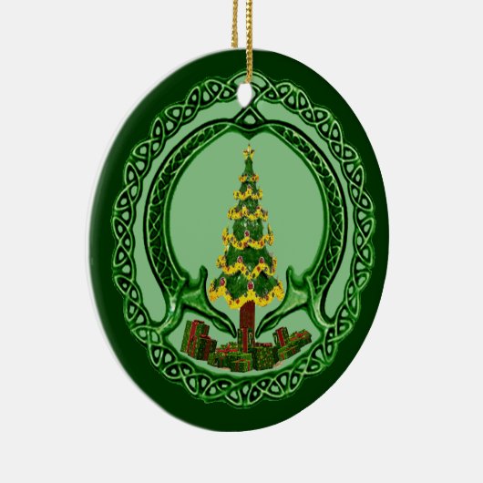 Weihnachten Chaddagh Keramikornament (Rechts)