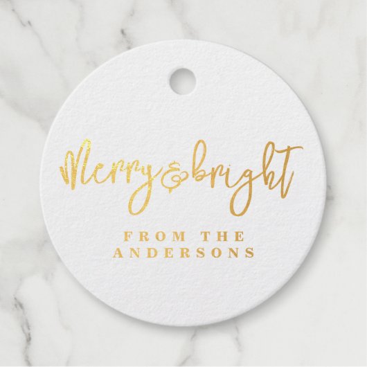 Weihnachten Chef Green Stripes Urlaub Geschenkanhänger (Vorderseite)