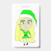 Weihnachten chibi  ausweis (Vorderseite)