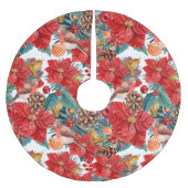 Weihnachten Chic Modernes festliches Wasserfarbens Polyester Weihnachtsbaumdecke (Vorderseite)