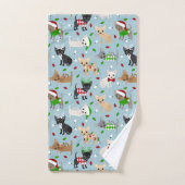 Weihnachten Chihuahua All Coats Badetuch Set (Handtuch)