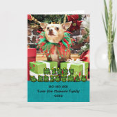 Weihnachten - Chihuahua - Meilen (Vorderseite)