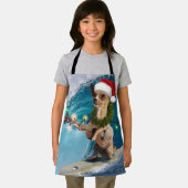 Weihnachten Chihuahua Surfing Schürze (Insitu)