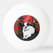 Weihnachten - Chihuahua X - Stella Tischtennisball (Rückseite)