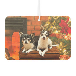 Weihnachten Chihuahuas Autolufterfrischer