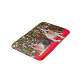 Weihnachten Chihuahuas Badematte (Schrägansicht)